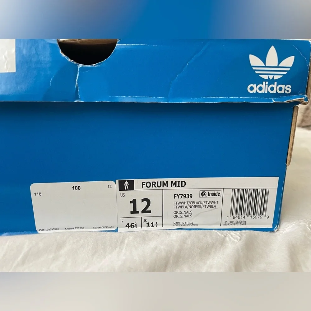 Mens Adidas Forum Mid sneakers - Picture 9 of 10